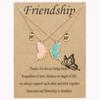 For Girls Women For Friends Best Friend Necklace Friendship Necklaces Butterfly Shaped BFF Necklace