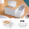 Boîte à mouchoirs de bureau avec rangement