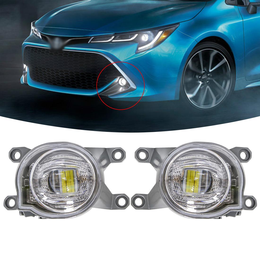 Led DRL Daytime Running Lamp Fog Light for Toyota Corolla Hatchback    4 Doors Wires Switch Relay Waterproof Led Lamp
