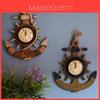 Ankerförmige Wanduhr Retro Holzdekor Stille Quarzuhr Für Wohnzimmer