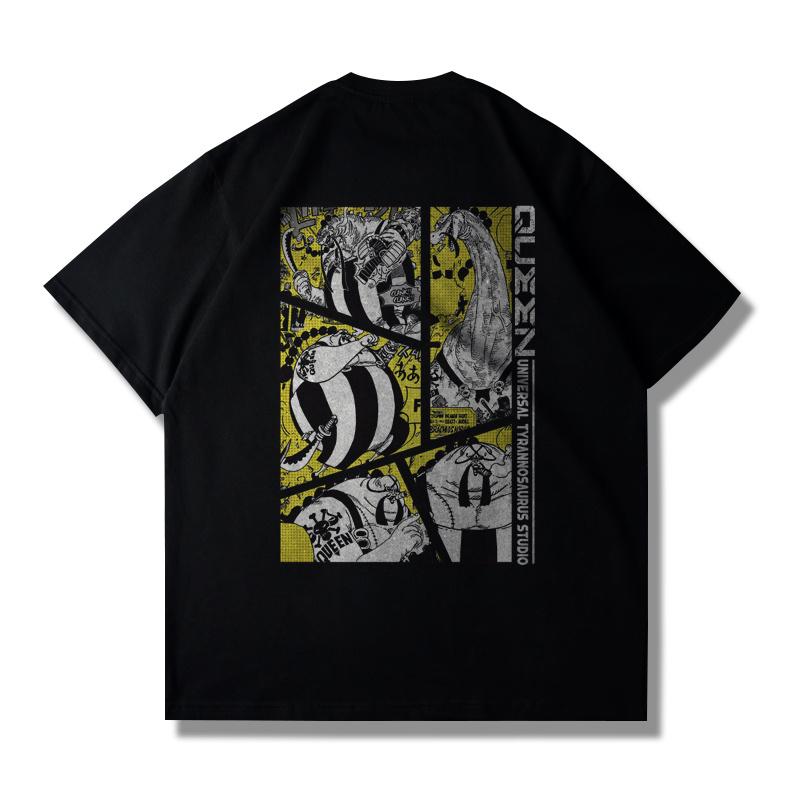 Japanese Anime ONE PIECE ONE PIECE Shortsleeved Tshirt Summer Loose Tide