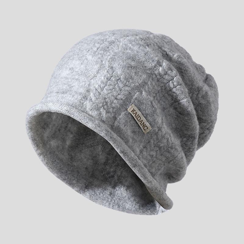 Outdoor Warm Bike Riding Woman Winter Travel Knitted Slouchy Beanie Hat
