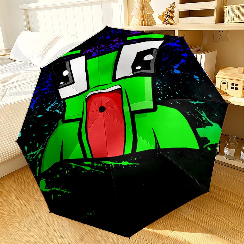 Colorful Game Friends Umbrella 8-Frame for Travel, Camping, Casual Lightweight Portable Umbrella, Essential for Every Family Holidays Gift