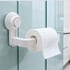 Resin ABS Suction Cup Paper Towel Holder, No Drill Wall Mount Kitchen Towel Rack, Bathroom Tissue Organizer With Cloth Rod