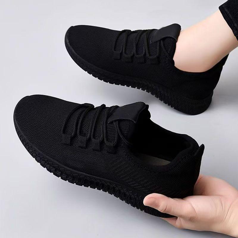 Cloth Shoes Black Shoes Are Not Tired of Standing for a Long Time, Fitness and Dancing, Casual Running Shoes