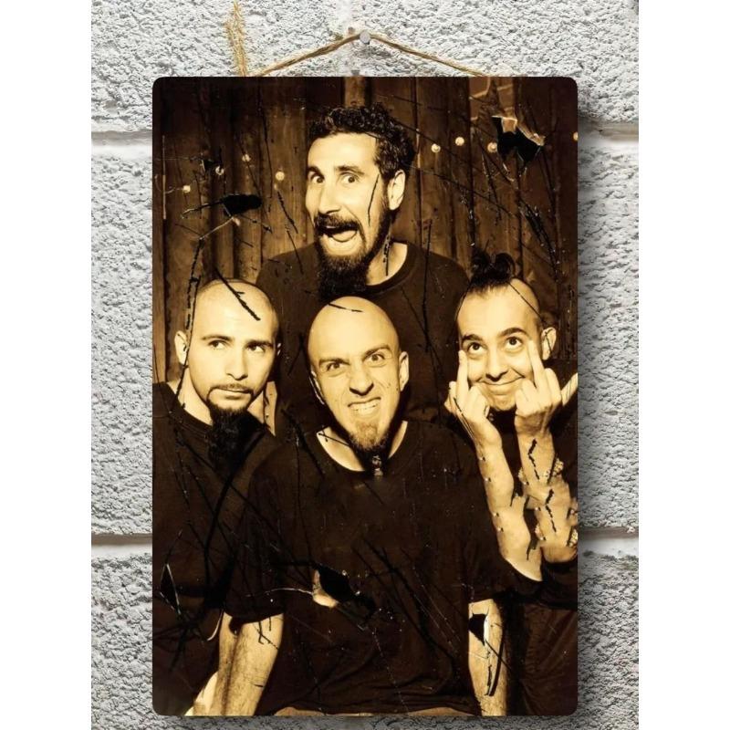 

Металевий Постер System of a Down, Подарунок Колезі по Офісу 20x30см