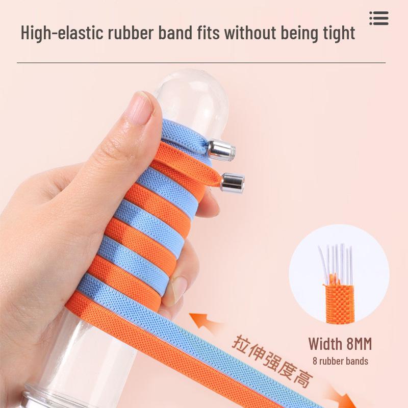 Elastic No-Tie Shoelace Buckle for Men, Women, and Kids