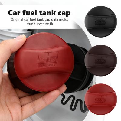 For Car Tank Cap Silicone Fuel Tank Oil Cover Trim Accessories Crown Yaris Corolla Prius Auris CHR Avalon GR Camry