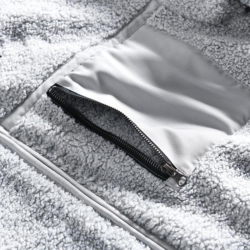 Men's Winter Thickened Lambswool Jacket - Outdoor Mountain Style, Warm, Loose, Casual, Stand Collar, Trendy. Highly Recommended!