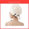 Drying Hair Cap With Super Absorbent Coral Fleece For Home Use