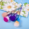 Rose Nail Dust Brush For Manicure Flower Nail Art Brush Nail Accessories Tools Popular Round Small Gel Polish Cleaning Brushesna
