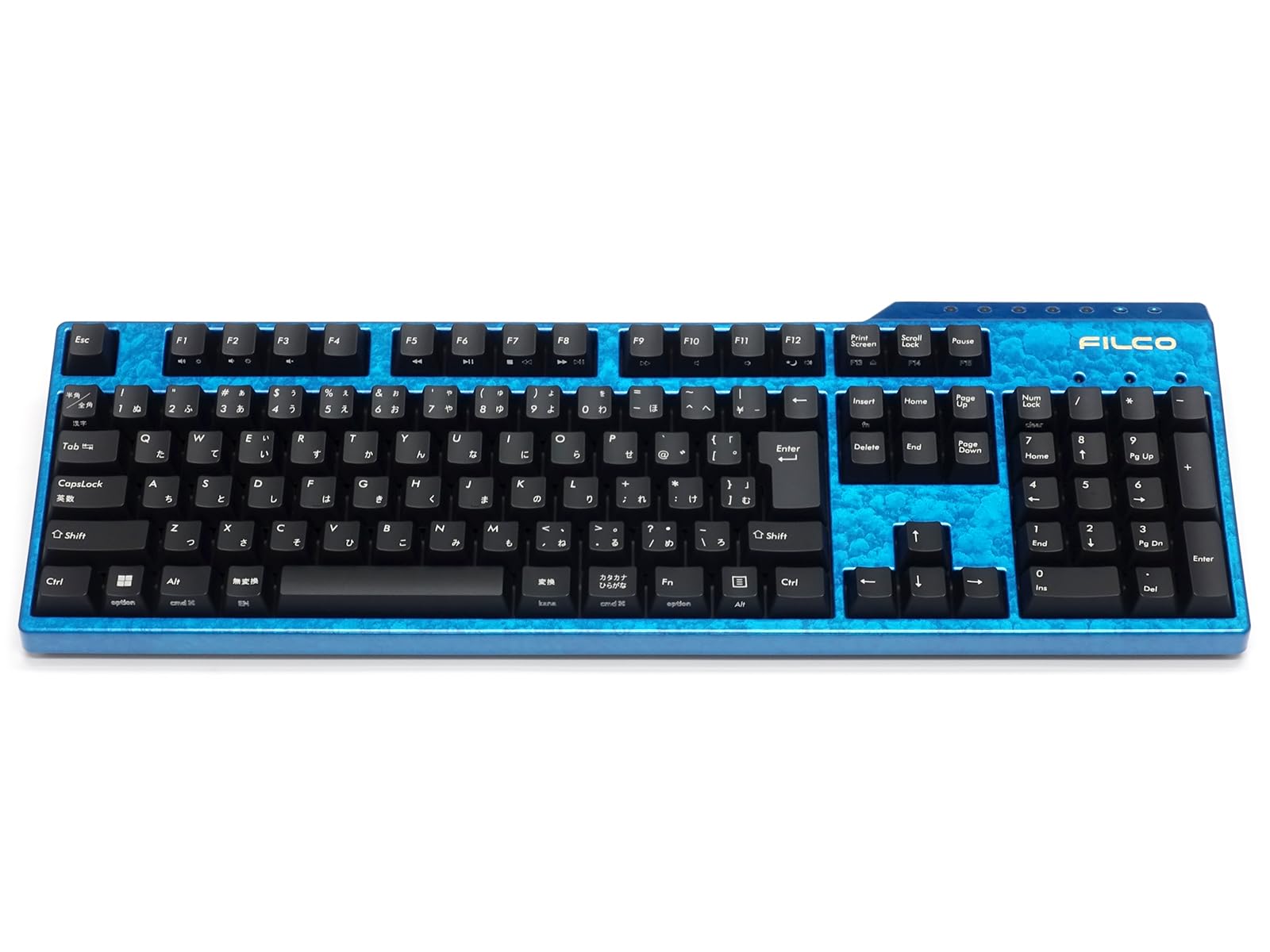 

FILCO Majestouch Convertible 3 Lacquer steam cloud painting Blue sky model CHERRY MX silent red axis Silent red Japanese layout 108 keys Bluetooth