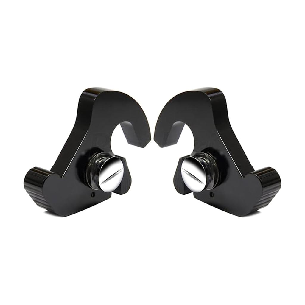 1 Pair Motorcycle Backrest Detachable Locking Latch Kit for 883 CNC Aluminum Rotary Sissy Bar Luggage Rack Latches Clips