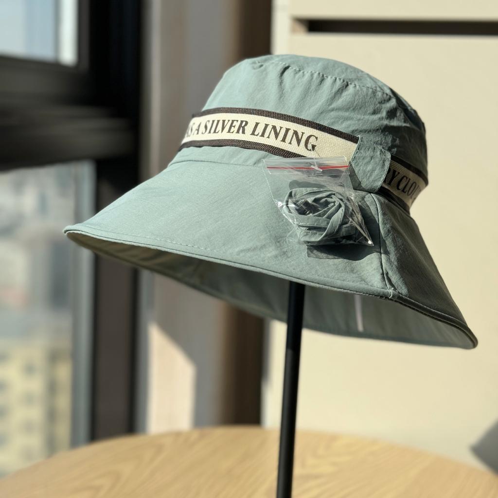 New women's spring sun protection hat, UV-resistant fisherman's hat, face-slimming sun hat, trendy bucket hat