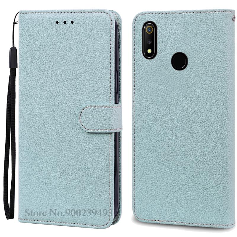 For Realme 3 Case Soft Pu Leather Flip Wallet Case For Realme 3 Pro Case Phone Cover For Realme 3 Pro Coque Fundas Bumper