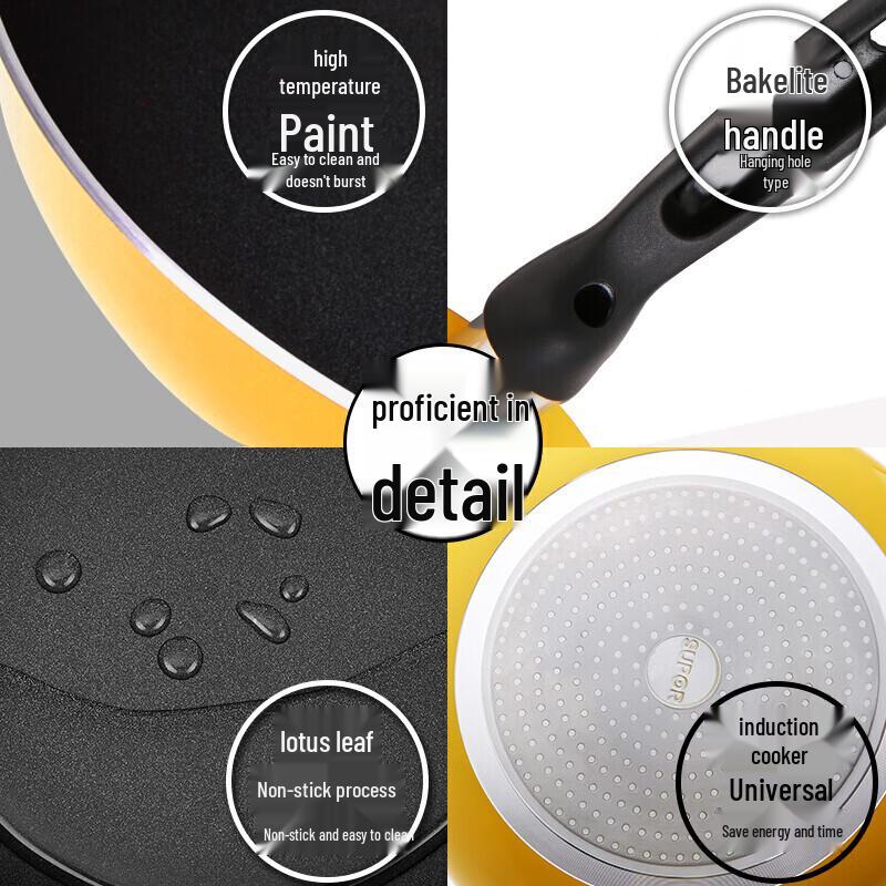 Supor 28cm Non-stick Flat-Bottom Frying Pan
