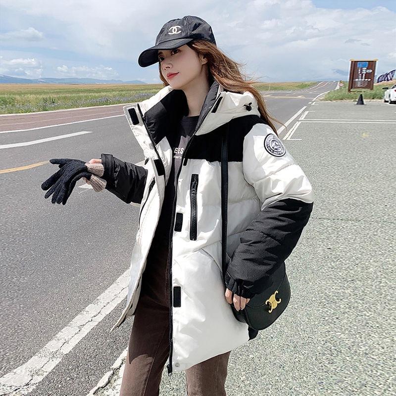 Down Jacket Women's New Winter Workwear Cotton Jacket Thickened Korean Cotton Coat Couple Jacket