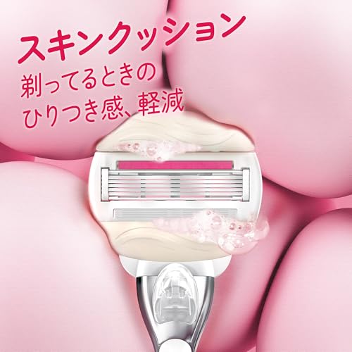 Venus Razor for Women with Soap, Strawberry Field Scent, for Moisturizing Skin, Body, 2 Replacement Blades, Comfort Glide