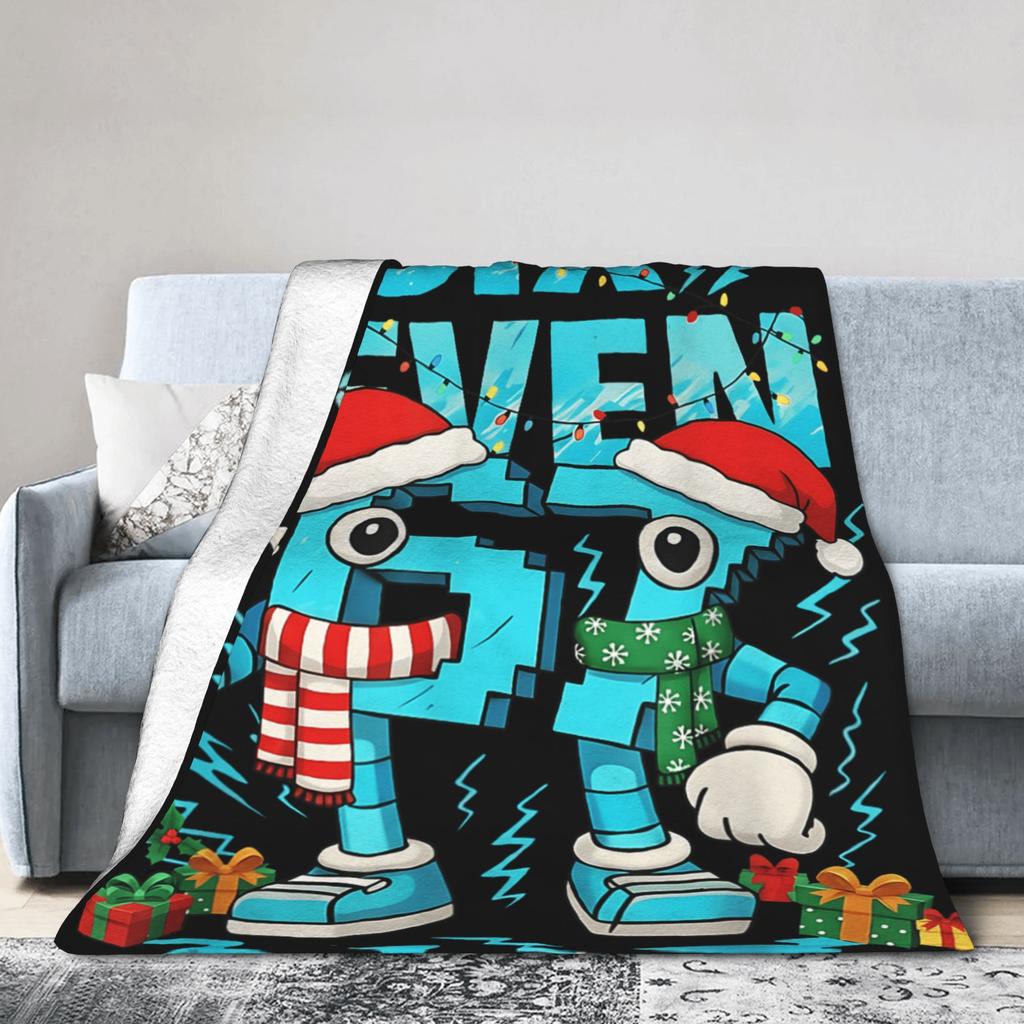 Steal a Brainrot Six Seven Italian Meme Gaming 67 Blanket Soft Warm Throw Blanket Winter Child Outdoor Pattern Bedspread