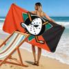 Anaheim Ducks Print Beach Towel, Large Soft Quick Dry Towel for Beach Camping Swimming