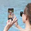 Transparent Waterproof Phone Pouch for Phones Under 7.2 Inches with Lanyard for Diving