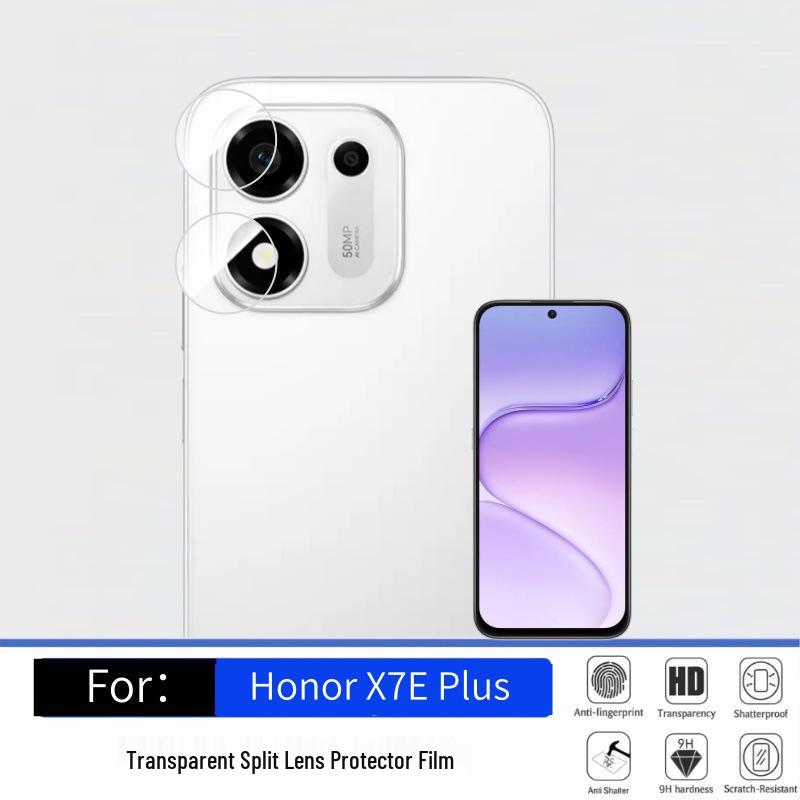 Honor X7e Plus HD Anti-Peep Tempered Glass Film - Frosted, Drop-Proof, Transparent Screen Protector.