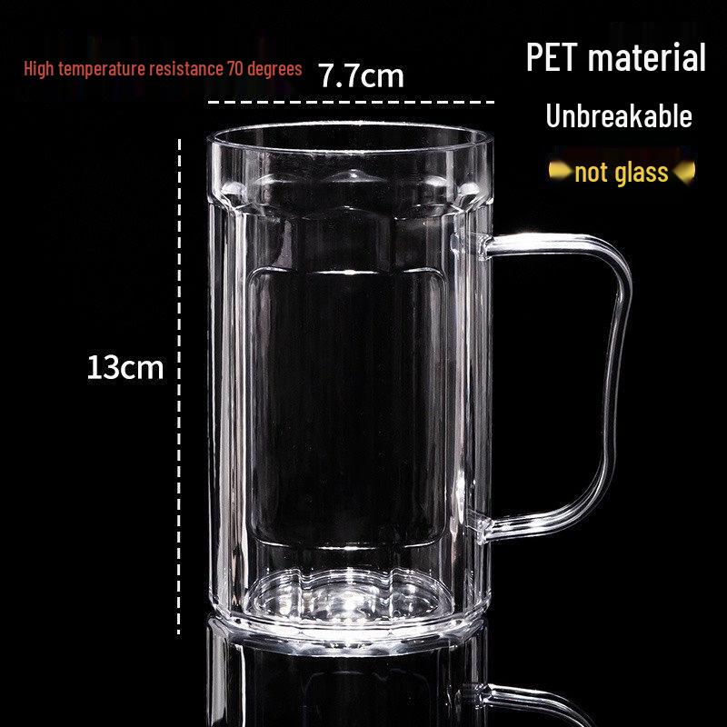 Пластиковая пивная кружка ZISIZ из акрила