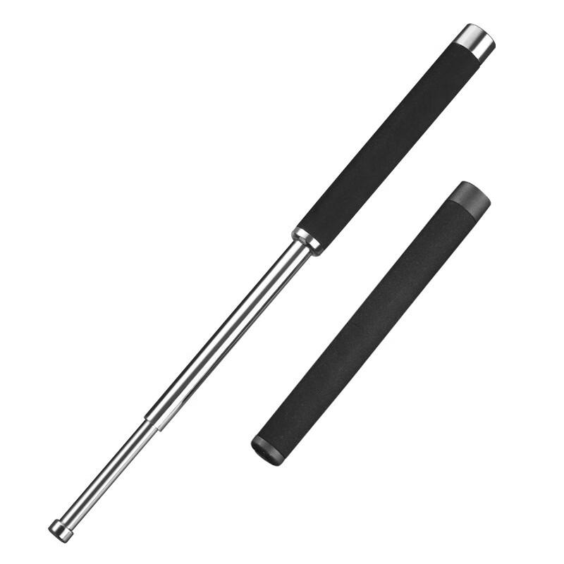 Portable 3-Section Self-Defense Telescopic Baton