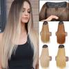 Women Long Straight Hair Natural Synthetic Non-Clips Chemical Fiber Long Extension Synthetic Fiber Wig