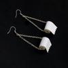 1Pair Sterling Toilet Paper Roll Earrings Hook Ear Wire Polymer Clay Handmade