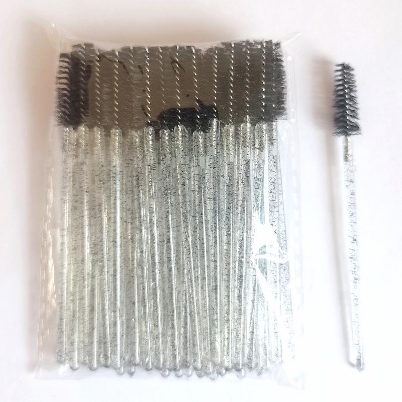 Disposable Crystal Eyelash and Eyebrow Brush for Extensions and Grafting