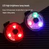 USB Rechargeable Colorful Dimming LED Mini Rear Taillight with Quick-Detach Feature