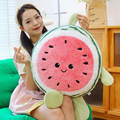 1Pcs 20/30/40Cm Cartoon Anime Cute Pillow  Simulated Watermelon Doll Stuffed Plush Toy Gift For Friends Fun Doll
