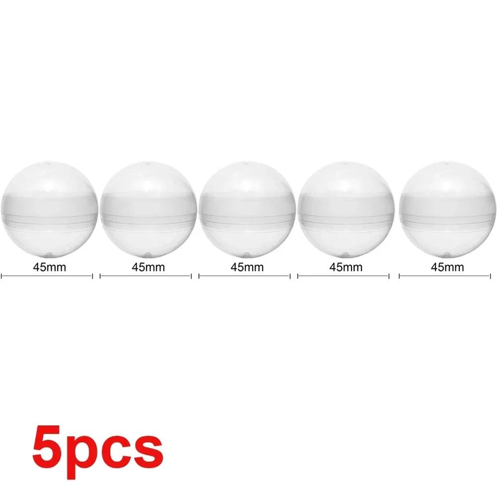 Empty Round Clear Capsules Toys Storage Case Egg Gumball Machines Small Container for Kids Party Favor Prize Toy Vending Eggs