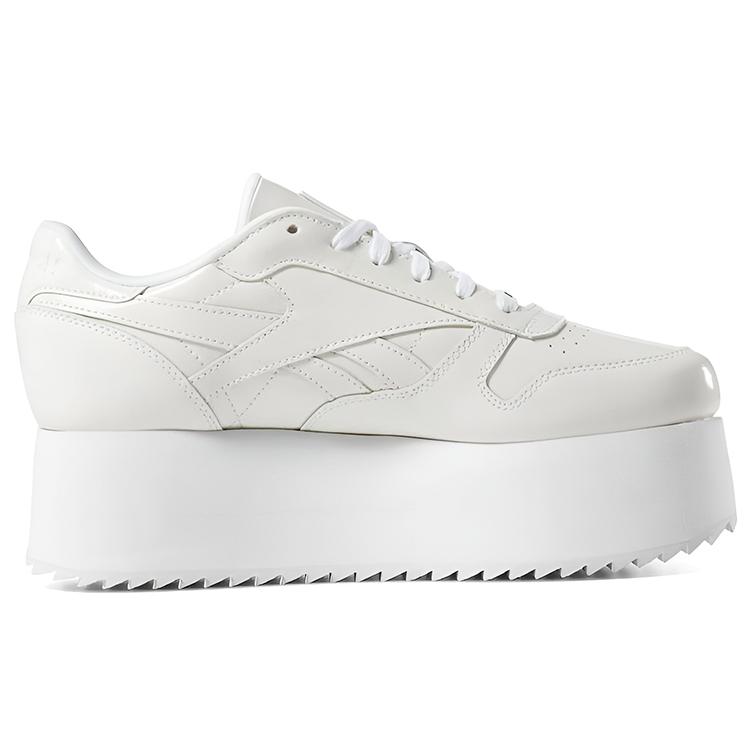 Reebok Gigi Hadid X Reebok Classic Leather Triple Thick Sole Casual Skateboarding Shoes White Women's DV4110