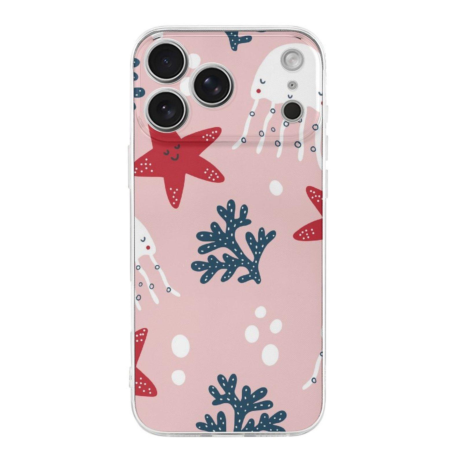 

1 Pack For Iphone 17/17Air/17Pro/17ProMax Tpu Phone Case Shockproof Anti Scratch Slim Protective Shell With Soft Smooth Edges IPHONE-17ProMax білий