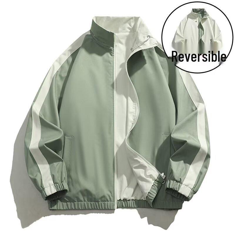 Herren Wende-Windjacke mit Stehkragen für Herbst/Winter 2025