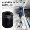 5PCS Shift Knob Adapter,Aluminum Alloy Shifter Knobs Thread Adapter for Connecting Shifts Knobs with Shifts Stick,Stick Shift Knob Adapters ID