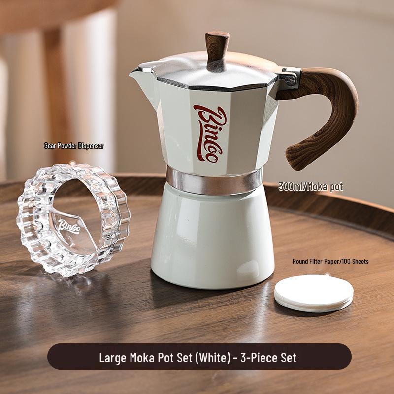 Bincoo Elektrický moka konvička Espresso kávovar - Malý italský kávovar pro domácnost