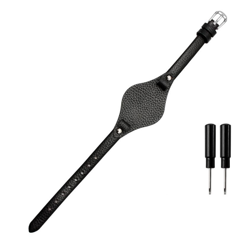 Klasický 8mm remienok na hodinky z pravej kože pre fosílne ES3077ES2830 ES3262 ES3060 séria mäkkého náramku z hovädzej kože pre ženy