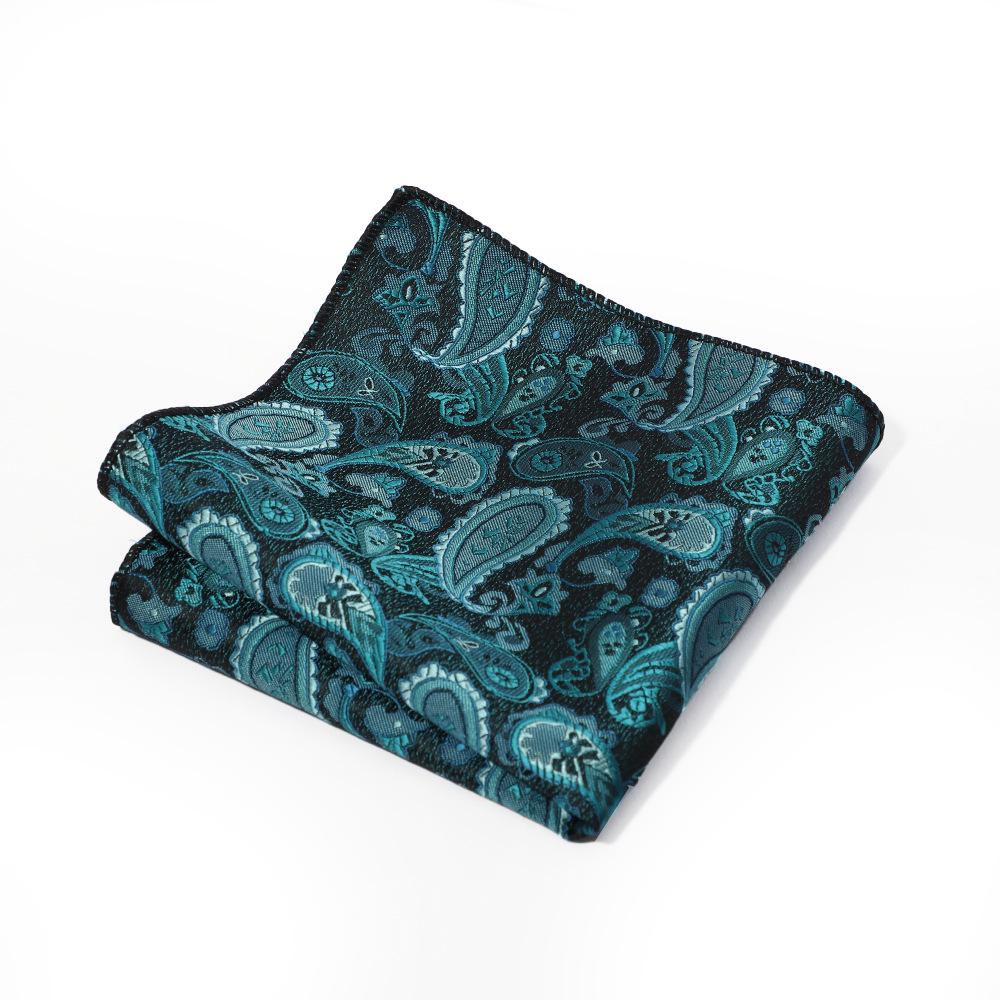 Herrficka i paisley-mönstrat polyester för affärs- eller fritidskostymer