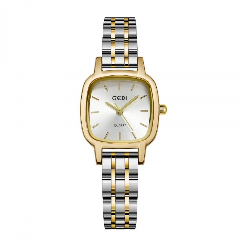 Gedi Cool Style Women s Waterproof Quartz Watch with Steel Band