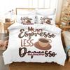 Depresso Bedding Set Single Twin Full Queen King Size Bed Set Adult Kid Bedroom Duvetcover Sets 3D Print Anime Bed Sheet Set