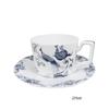 12/10/8/6.5in Round Bone china Tableware European Blue Floral Pasta Plate Ceramic Salad Plate Dinning Plates