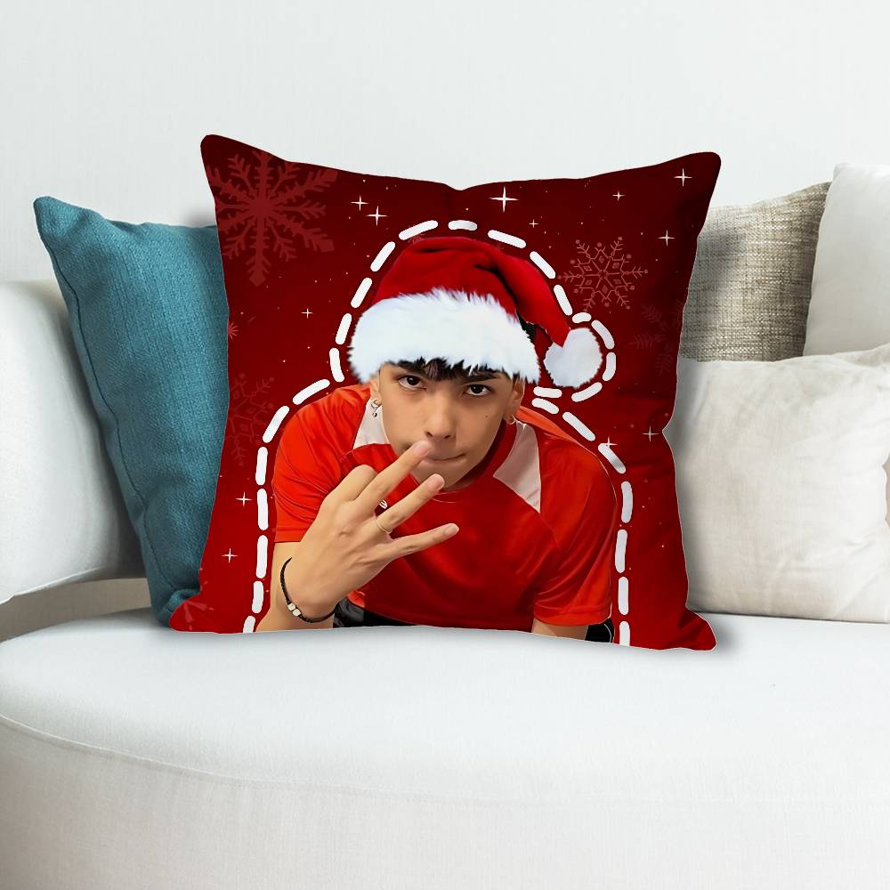 MMilo J La Vida Era Mas Corta Celebrity Merchandise AllMatch Printed Pillow Case Sofa Car Office Room Decoration Protector