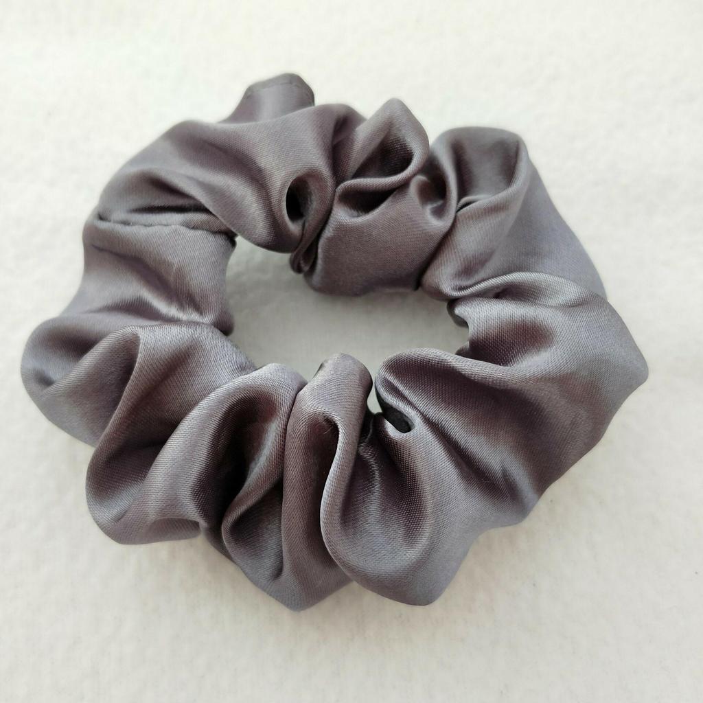Satin Silk Hair Tie: High-End Women's Rubber Band for Elegant Buns