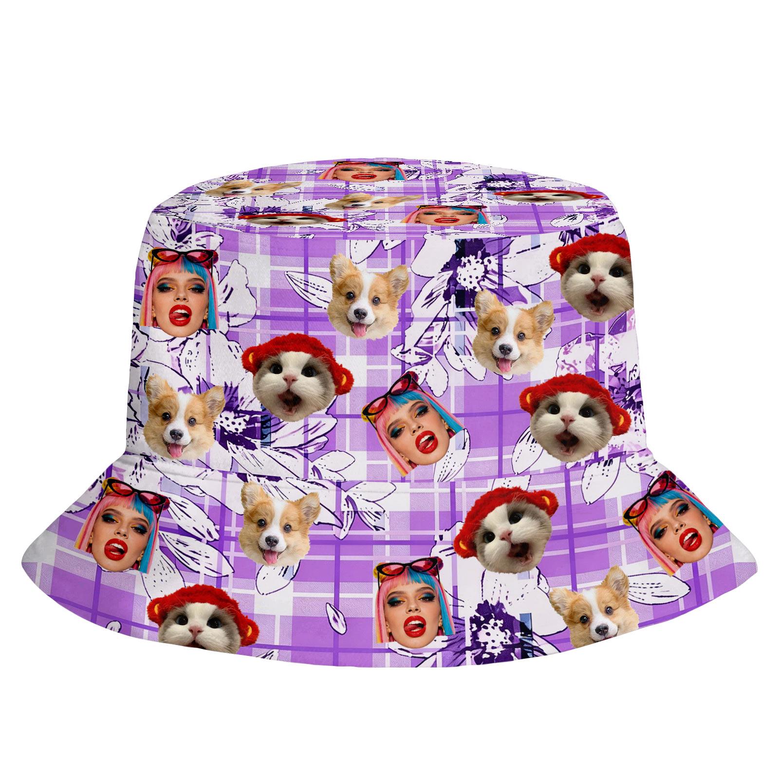 Персонализированная печатная панама рыбака XXL