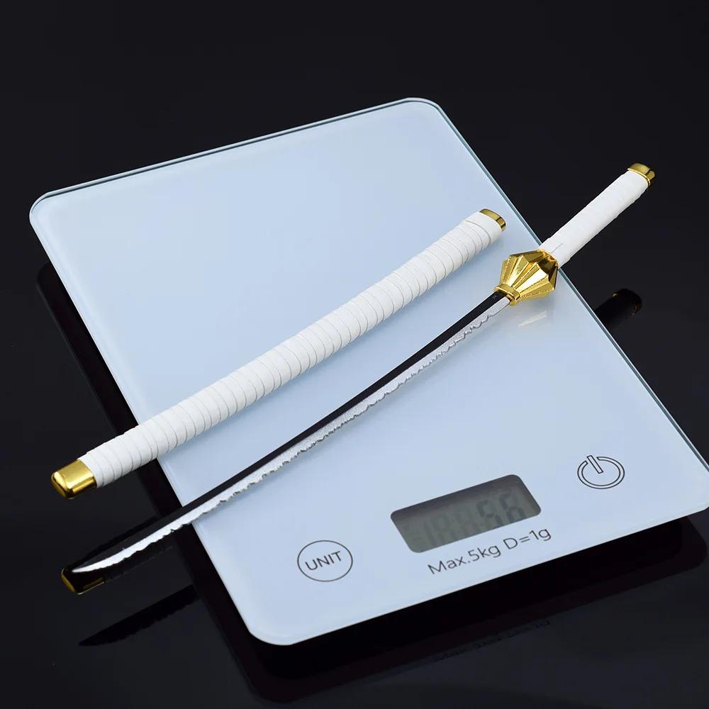 26cm Anime Peripherals Weapon Model Zaraki Kenpachi Katana Toy Sword Cos Prop Metal Ornaments Crafts Boys Gifts Collections