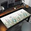 Green Plants Vintage Flower Aesthetics Gaming Mouse Pad PC Large Mousepad XXL Soft Office NonSlip Computer HD Printing Desk Mat