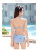 2024 Women's High-End Four-Piece Bikini Set: Conservative Style for Seaside and Hot Spring Vacations